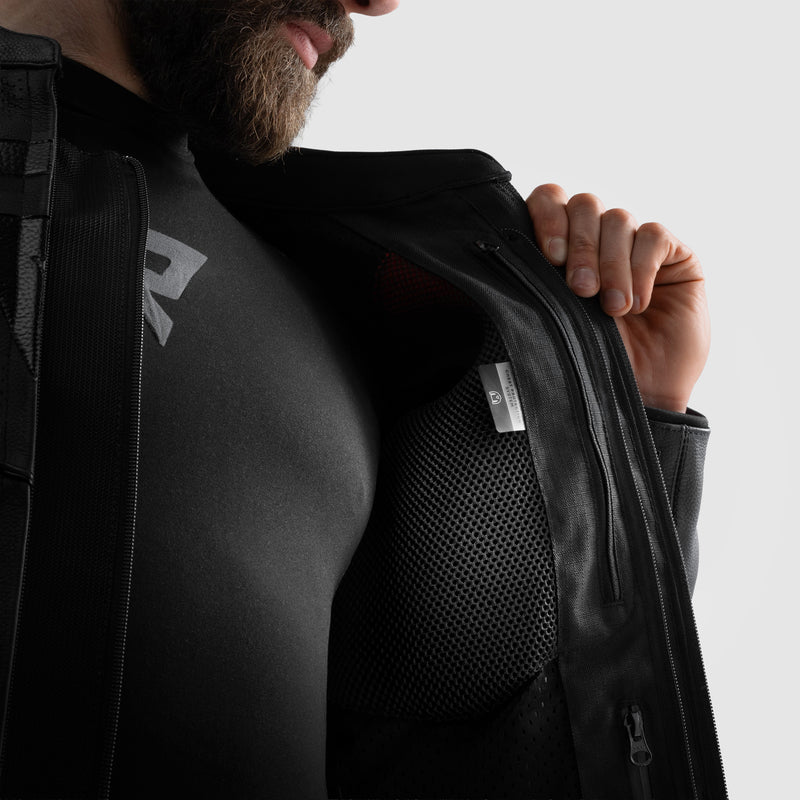 Rebelhorn Vandal 2 Leather Jacket Black FREE UK Delivery, FREE 365 Day Returns | Moto Central