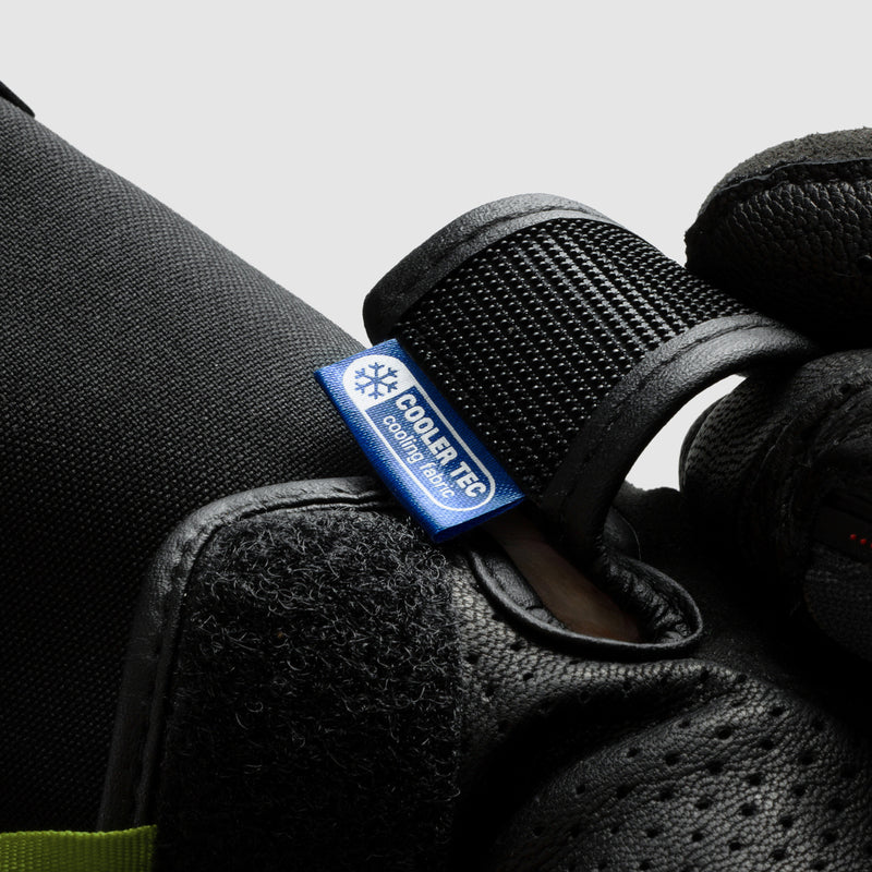 Rebelhorn Defender Gloves Black / Grey / Fluo Yellow FREE UK Delivery, FREE 365 Day Returns | Moto Central