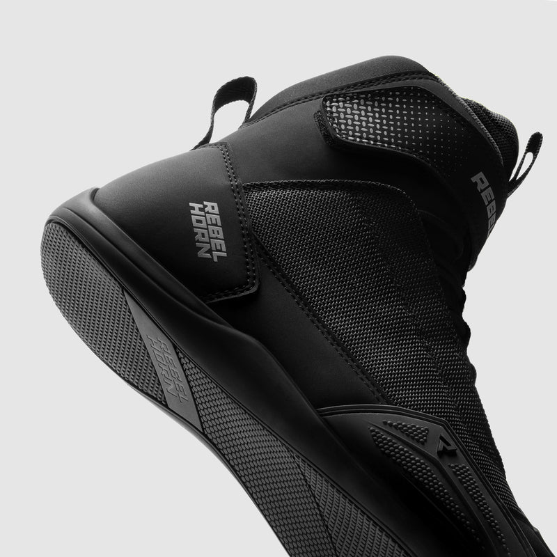 Rebelhorn Swift Boots Black FREE UK Delivery, FREE 365 Day Returns | Moto Central