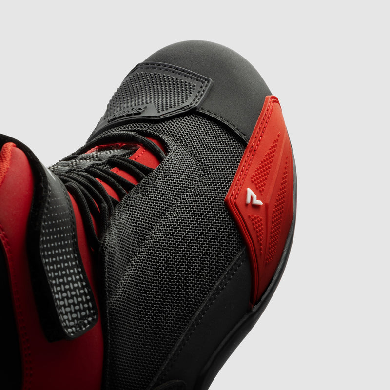 Rebelhorn Swift Boots Black / Red FREE UK Delivery, FREE 365 Day Returns | Moto Central