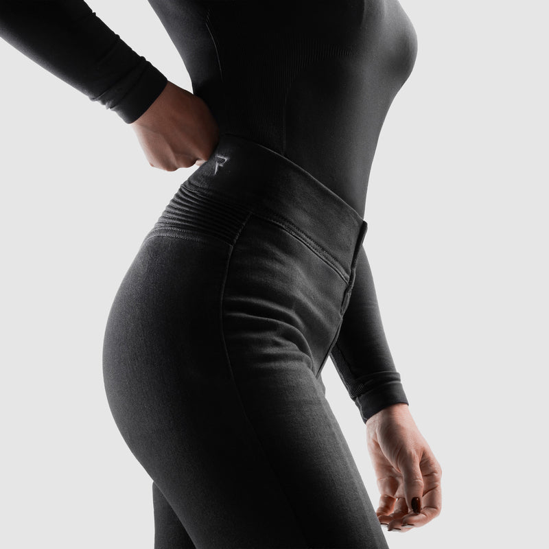 Rebelhorn Chica Ladies Leggings Black FREE UK Delivery, FREE 365 Day Returns | Moto Central