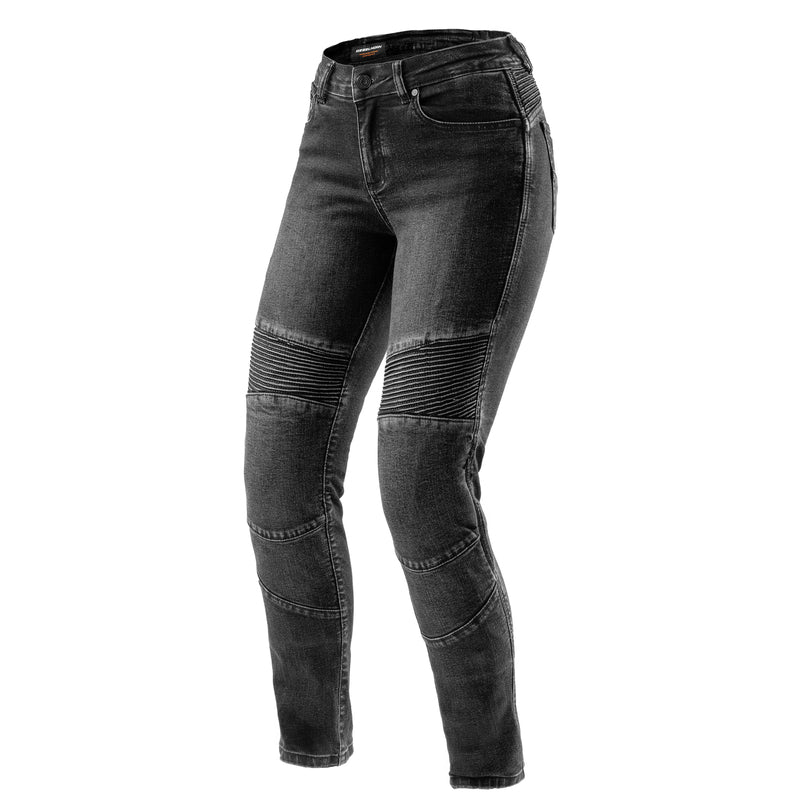 Rebelhorn Agness 2 Ladies Jeans Monolayer Washed Black FREE UK Delivery, FREE 365 Day Returns | Moto Central