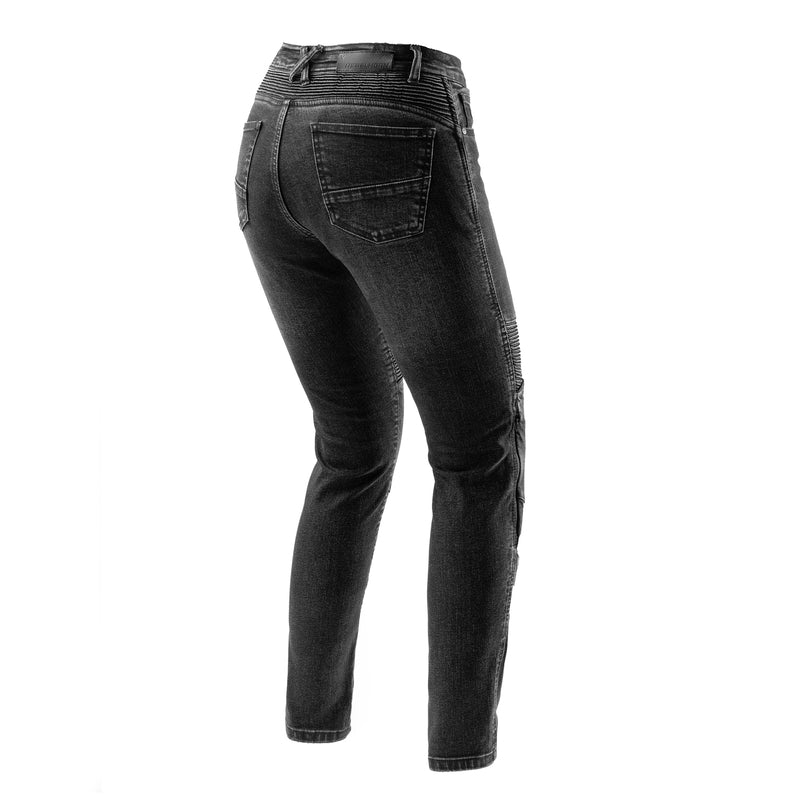 Rebelhorn Agness 2 Ladies Jeans Monolayer Washed Black FREE UK Delivery, FREE 365 Day Returns | Moto Central