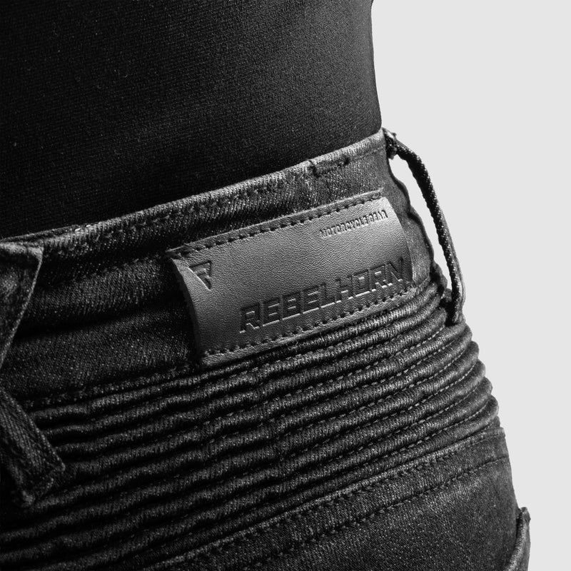 Rebelhorn Agness 2 Ladies Jeans Monolayer Washed Black FREE UK Delivery, FREE 365 Day Returns | Moto Central