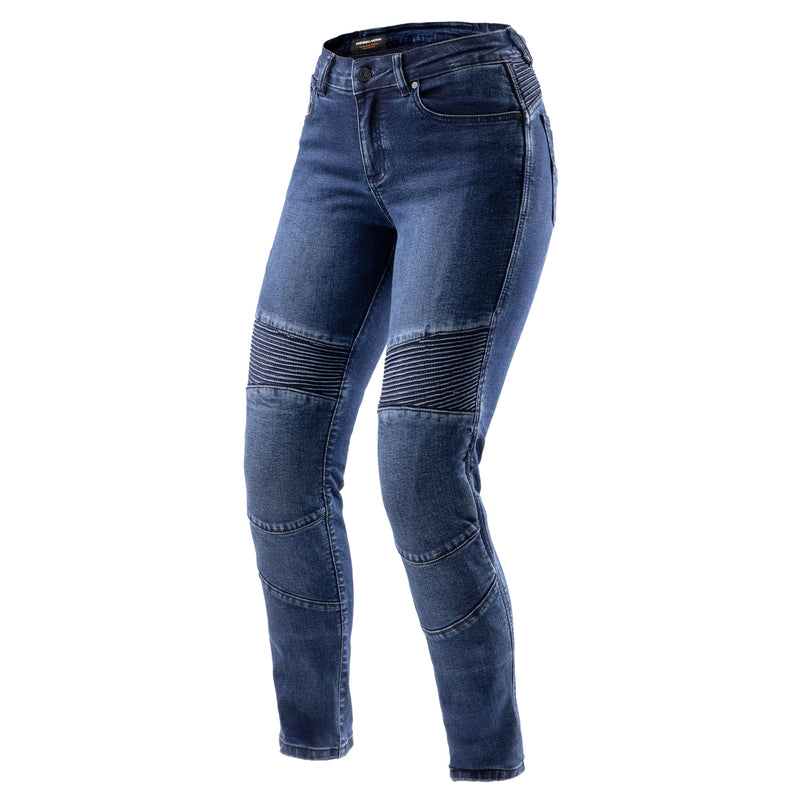Rebelhorn Agness 2 Ladies Jeans Monolayer Washed Blue FREE UK Delivery, FREE 365 Day Returns | Moto Central