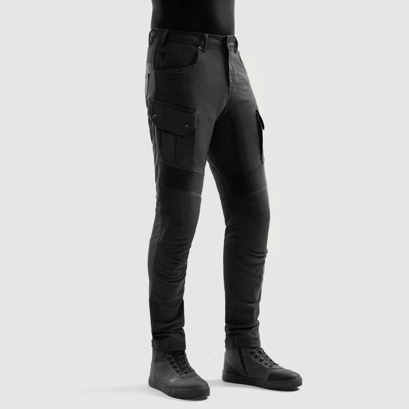 Rebelhorn Faster Jeans Black FREE UK Delivery, FREE 365 Day Returns | Moto Central