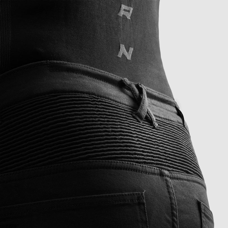 Rebelhorn Faster Jeans Black FREE UK Delivery, FREE 365 Day Returns | Moto Central