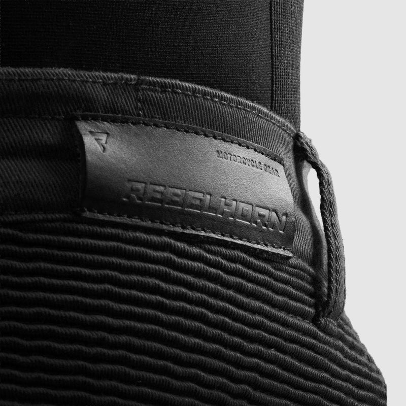 Rebelhorn Faster Jeans Black FREE UK Delivery, FREE 365 Day Returns | Moto Central