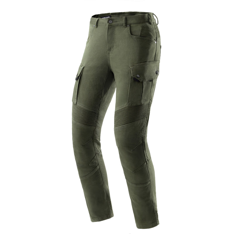 Rebelhorn Faster Jeans Olive Green FREE UK Delivery, FREE 365 Day Returns | Moto Central