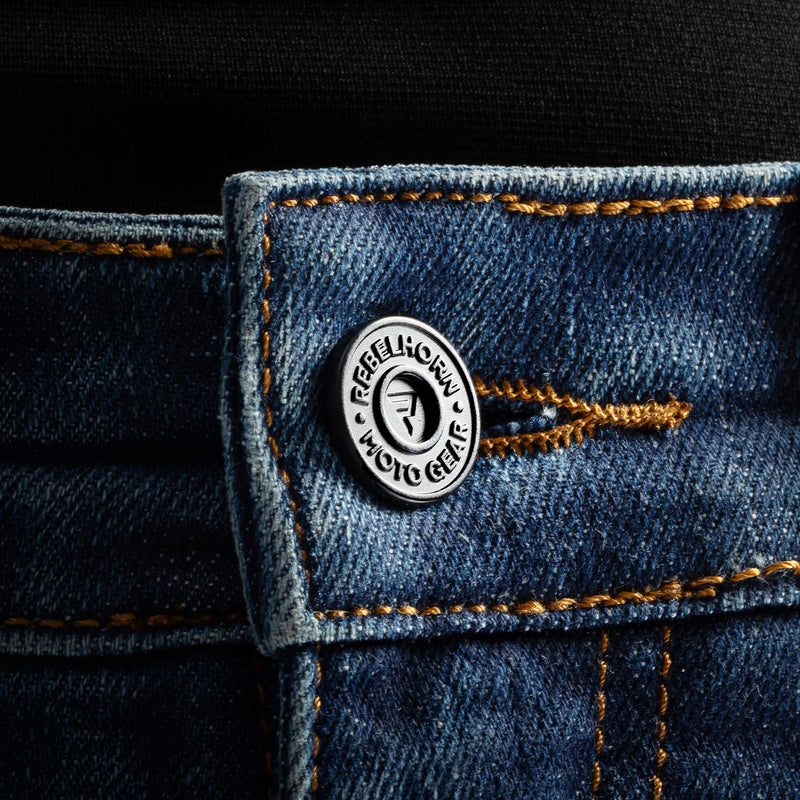 Rebelhorn Classic Jeans Monolayer Washed Blue FREE UK Delivery, FREE 365 Day Returns | Moto Central