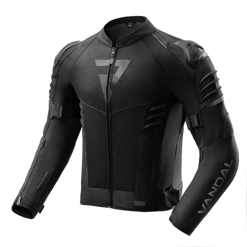 Rebelhorn Vandal 2 Air Textile Jacket Black FREE UK Delivery, FREE 365 Day Returns | Moto Central