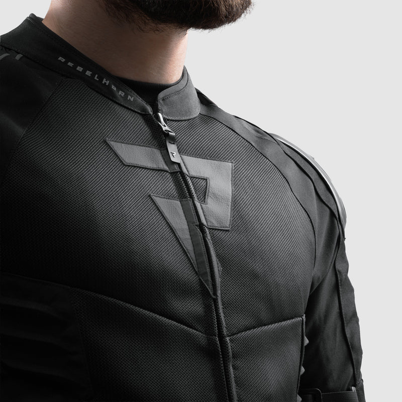Rebelhorn Vandal 2 Air Textile Jacket Black FREE UK Delivery, FREE 365 Day Returns | Moto Central