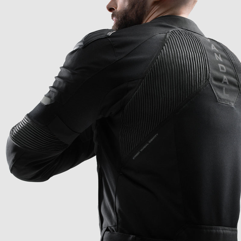 Rebelhorn Vandal 2 Air Textile Jacket Black FREE UK Delivery, FREE 365 Day Returns | Moto Central