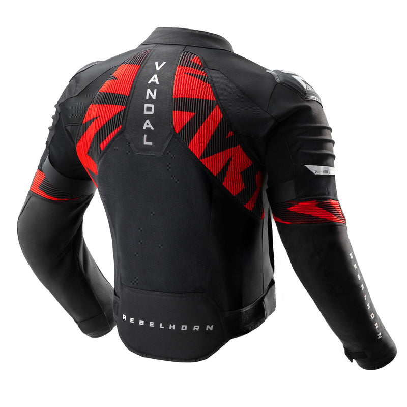 Rebelhorn Vandal 2 Air Textile Jacket Black / Red FREE UK Delivery, FREE 365 Day Returns | Moto Central