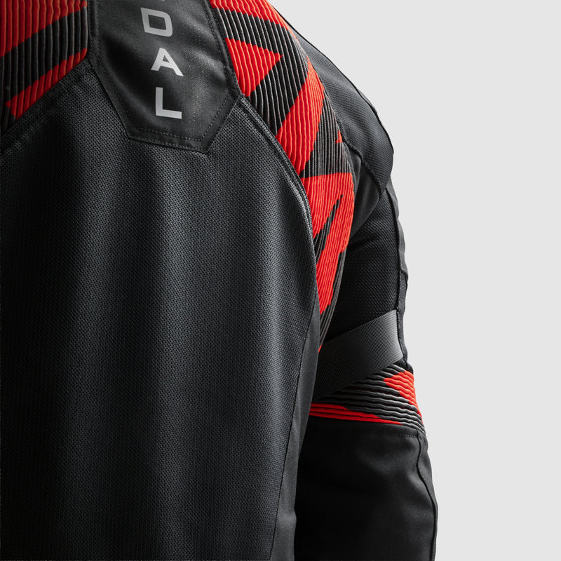 Rebelhorn Vandal 2 Air Textile Jacket Black / Red FREE UK Delivery, FREE 365 Day Returns | Moto Central