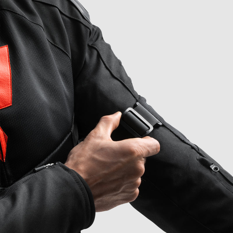 Rebelhorn Vandal 2 Air Textile Jacket Black / Red FREE UK Delivery, FREE 365 Day Returns | Moto Central
