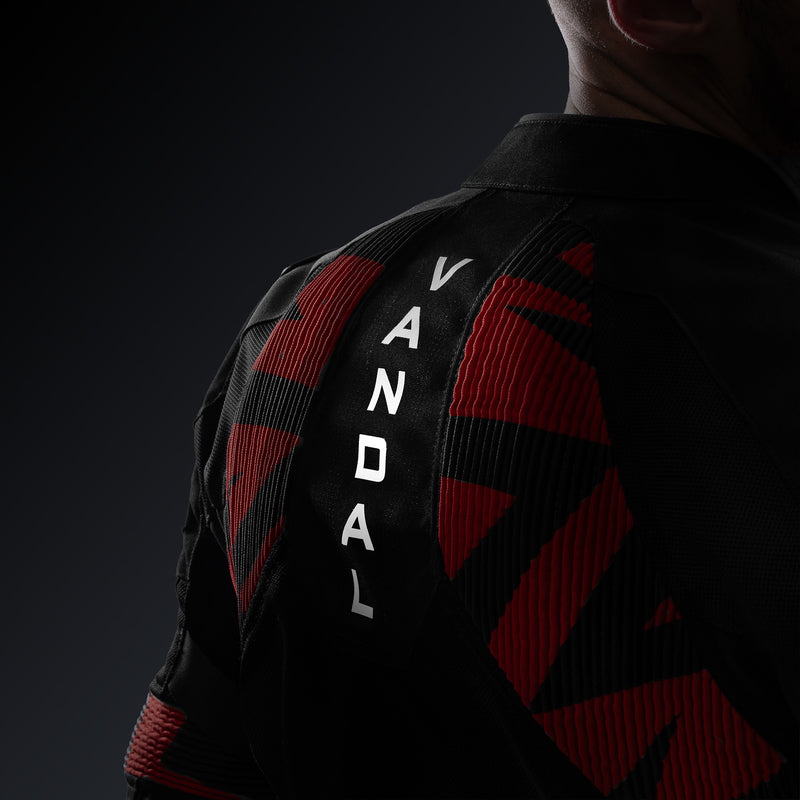 Rebelhorn Vandal 2 Air Textile Jacket Black / Red FREE UK Delivery, FREE 365 Day Returns | Moto Central
