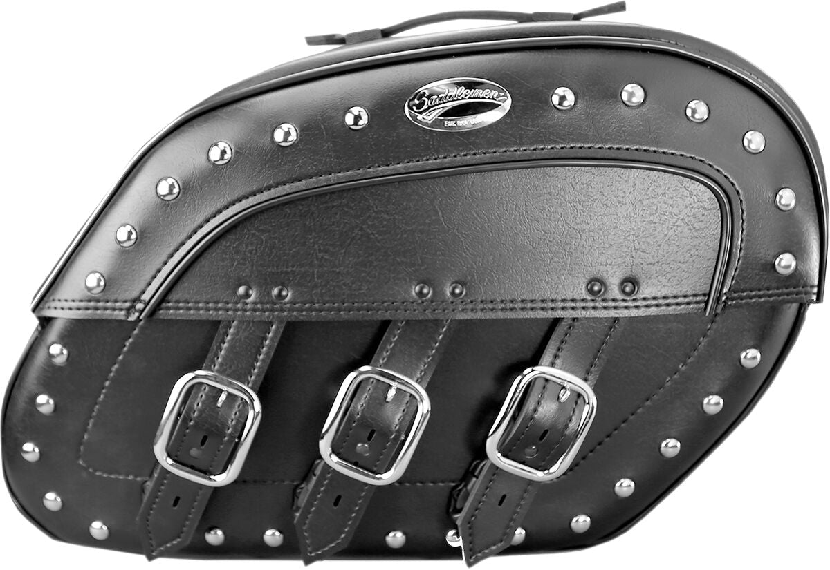 Saddlemen Rigid-Mount Universal Desperado Slant Saddlebags Black