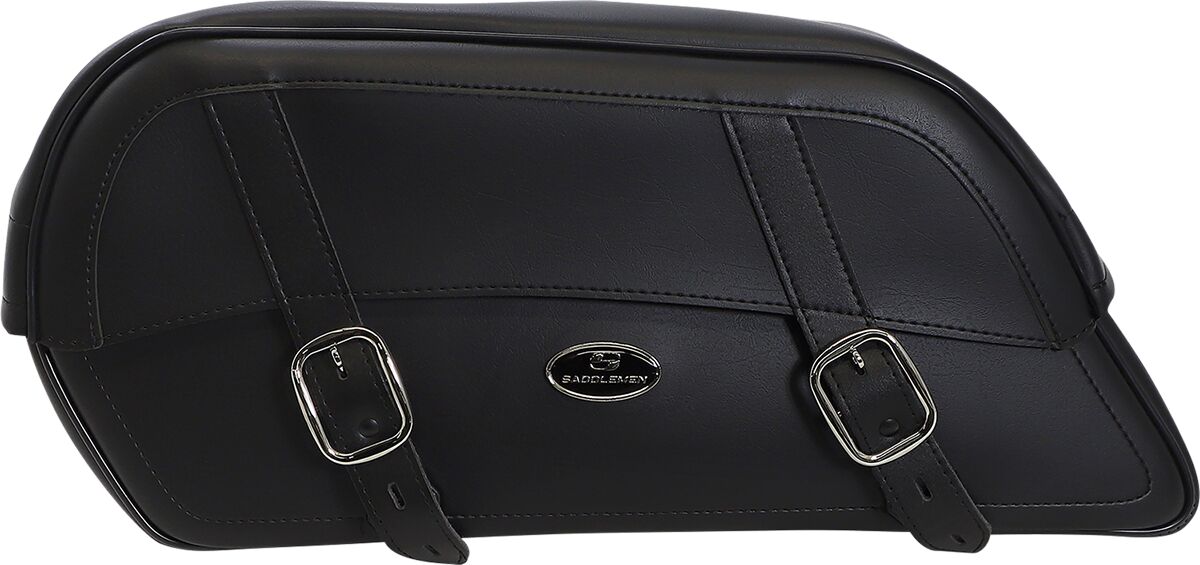 Saddlemen Drifter Slant Saddlebags Black - Extra Jumbo