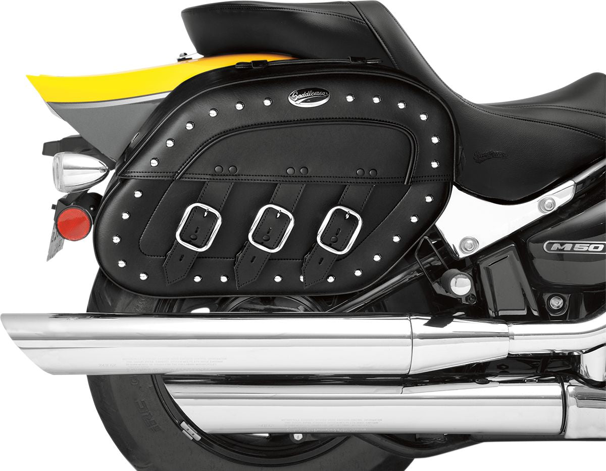 Saddlemen S4 Desperado Rigid-Mount Specific-Fit Quick-Disconnect Saddlebags Black
