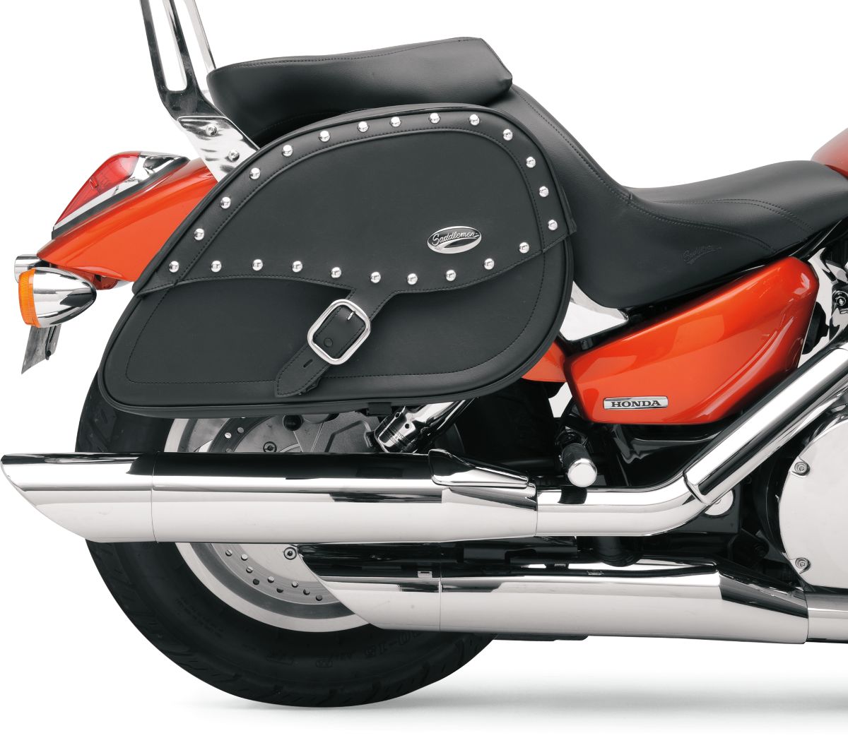 Saddlemen Desperado Rigid-Mount Specific-Fit Teardrop Saddlebags Black For Kawasaki VN 900 2006-2016