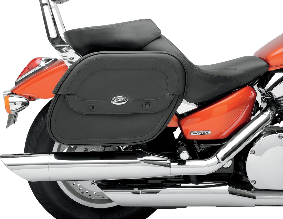 Saddlemen Cruis'n Saddlebags With Shock Cut-Out Black
