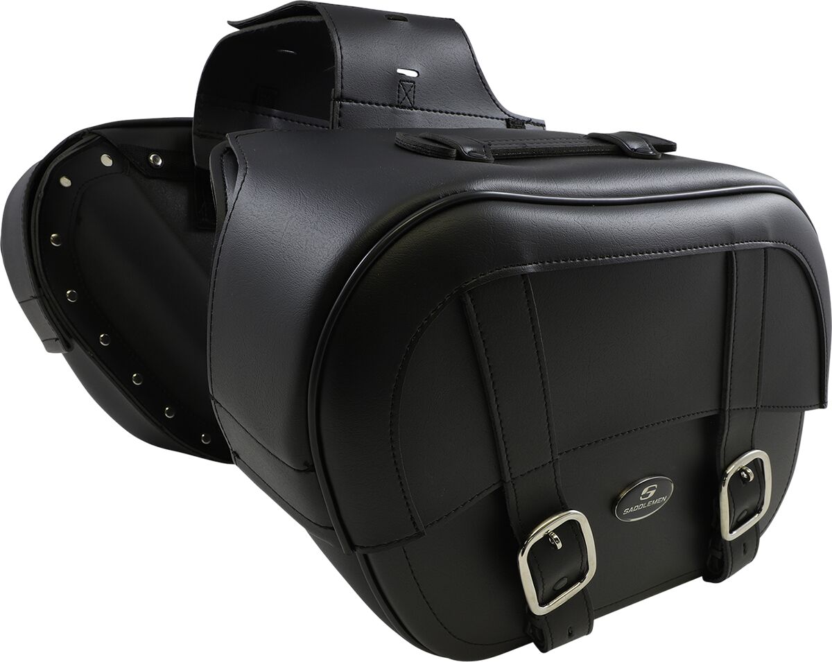 Saddlemen Drifter Saddlebags With Shock Cutaway Black