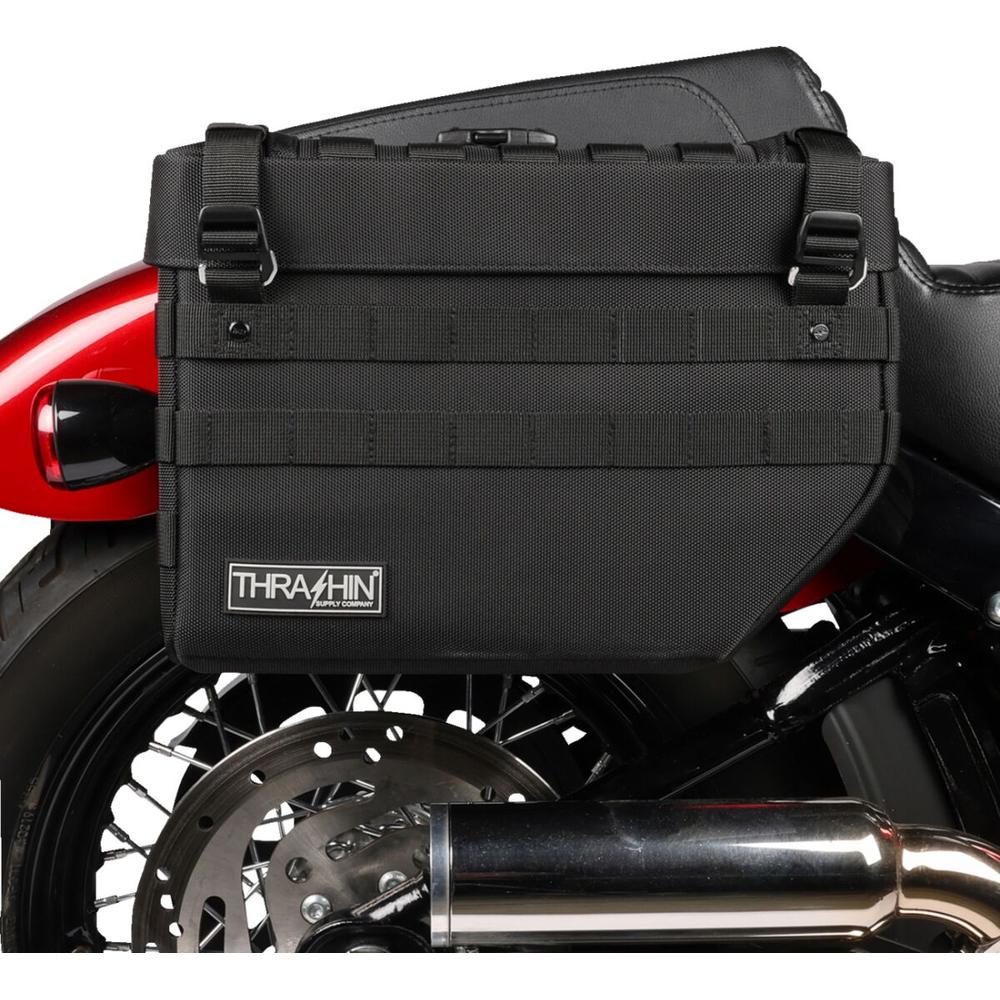 Thrashin Supply Company Expedition Saddlebag Black