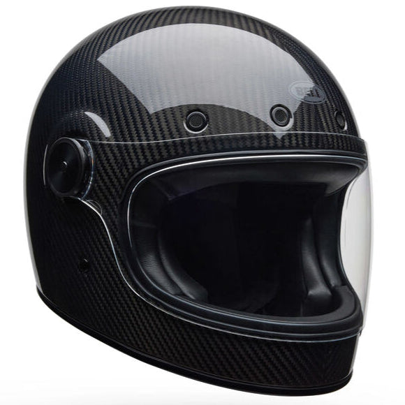 Bell Bullitt GT Carbon Solid ECE 22.06 Black - FREE UK Shipping, FREE 365 Day Returns | Moto Central