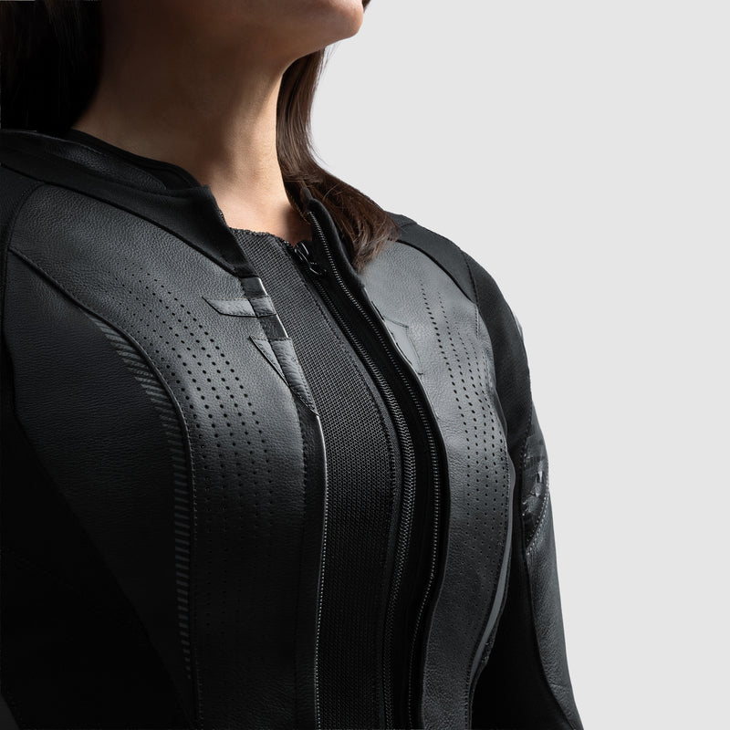 Rebelhorn Diva RS Ladies Leather Jacket Black FREE UK Delivery, FREE 365 Day Returns | Moto Central