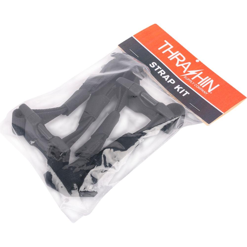 Thrashin Supply Company Bag / Luggage Strap Kit Black
