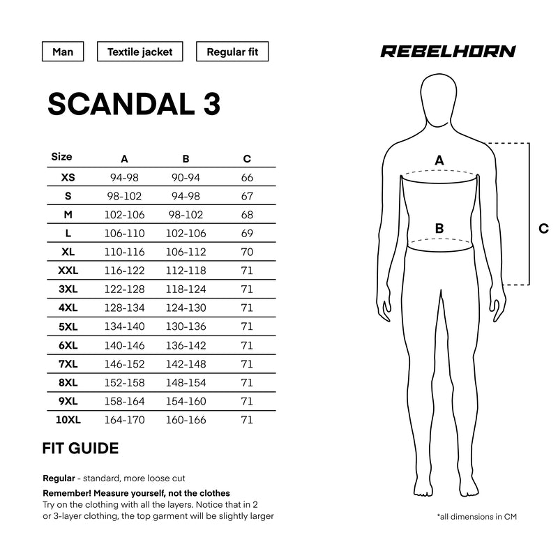 Rebelhorn Scandal 3 Textile Jacket Desert / Black / Red FREE UK Delivery, FREE 365 Day Returns | Moto Central