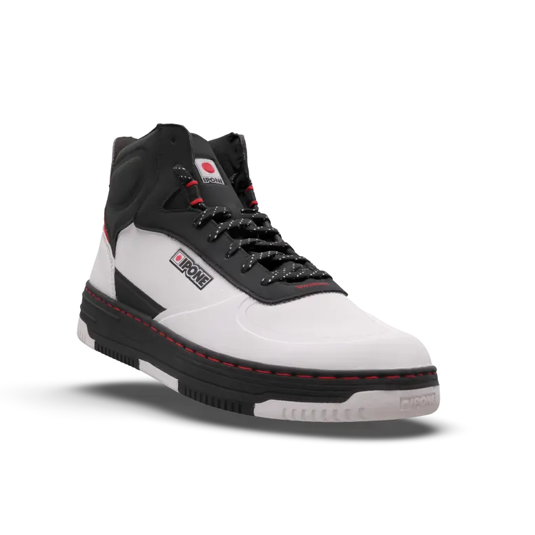 IPONE KT-01S Sneakers White / Black FREE UK Delivery, FREE 365 Day Returns | Moto Central