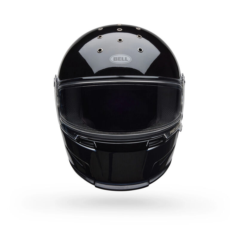 Bell Eliminator Menace Gloss ECE 22.06 Black / White - FREE UK Shipping, FREE 365 Day Returns | Moto Central
