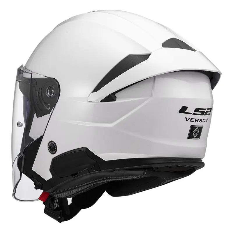 LS2 OF618 Verso 2 Solid White - FREE UK Shipping, FREE 365 Day Returns | Moto Central