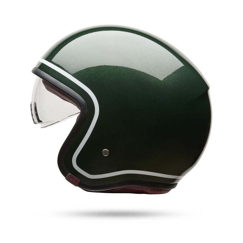 Bell TX-501 Classic ECE 22.06 Gloss Emerald - FREE UK Shipping, FREE 365 Day Returns | Moto Central