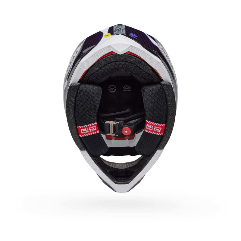 Bell Moto-10 Spherical Slayco25 ECE 22.06 Gloss Black / White