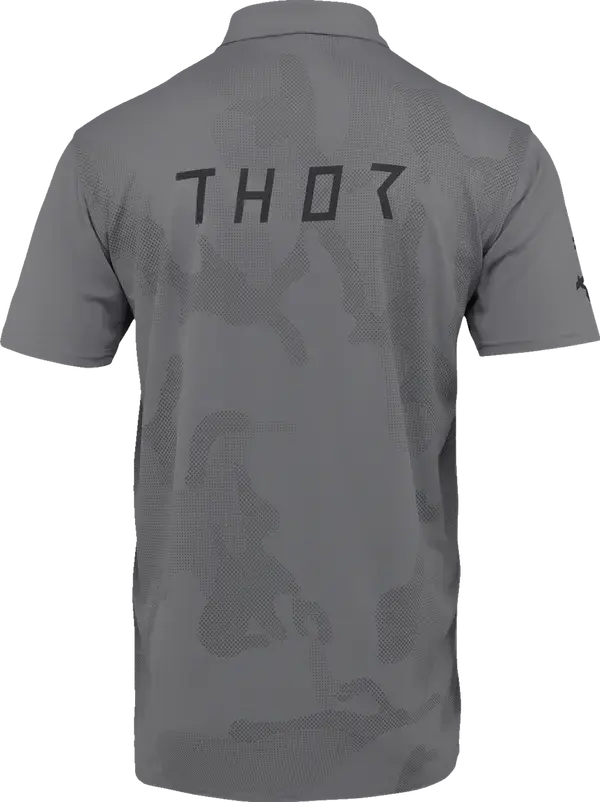 Thor Corpo Polo Shirt Grey - FREE UK Shipping, FREE 365 Day Returns | Moto Central