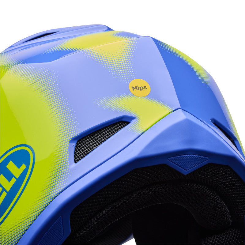 Bell MX-10 MIPS Youth Camo ECE 22.06 Fluo Yellow