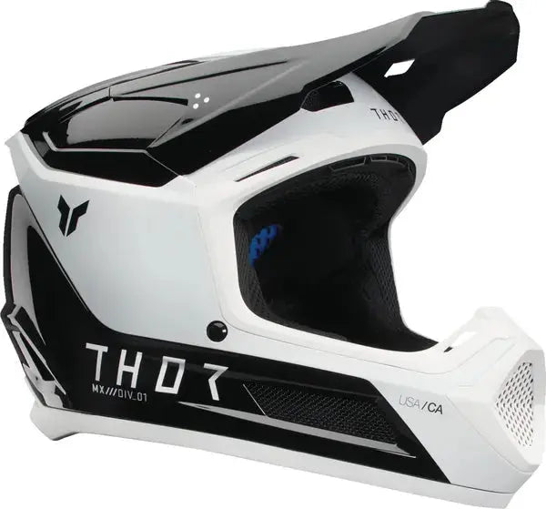 Thor Fleet Youth Storm Black / White - FREE UK Shipping, FREE 365 Day Returns | Moto Central