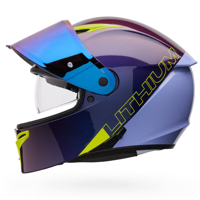 Bell Lithium MIPS Plus Delta ECE 22.06 Black / Purple - FREE UK Delivery, FREE 365 Day Returns | Moto Central
