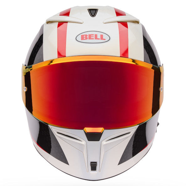 Bell Lithium MIPS Plus Blip ECE 22.06 White / Black - FREE UK Delivery, FREE 365 Day Returns | Moto Central
