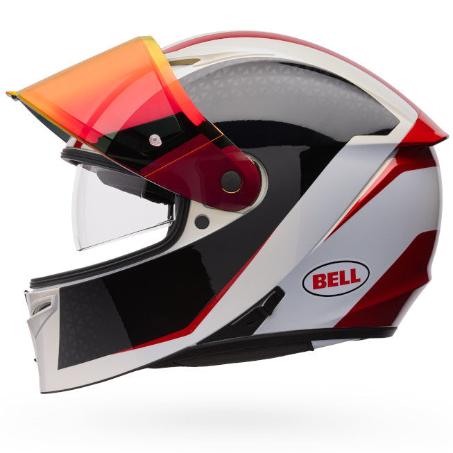 Bell Lithium MIPS Plus Blip ECE 22.06 White / Black - FREE UK Delivery, FREE 365 Day Returns | Moto Central