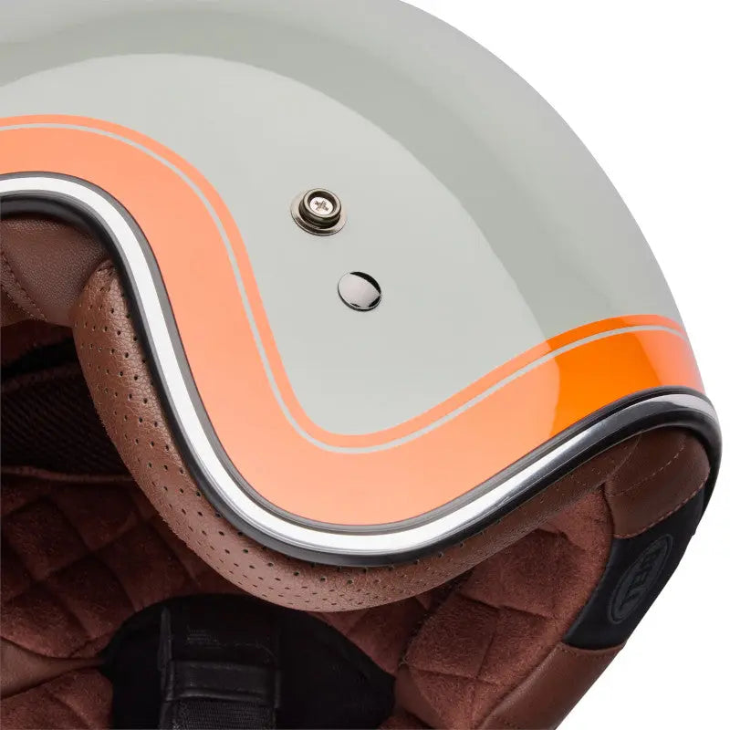 Bell Custom 500 Crate ECE 22.06 Stone FREE UK Delivery, FREE 365 Day Returns | Moto Central