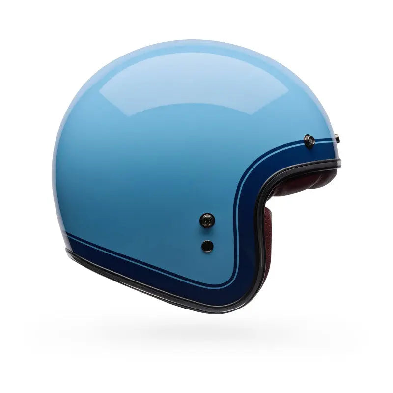 Bell Custom 500 Crate ECE 22.06 Ice Blue FREE UK Delivery, FREE 365 Day Returns | Moto Central
