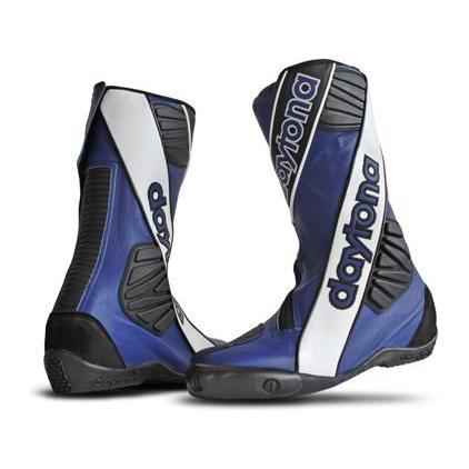 Daytona Security Evo 3 Outer Leather Boots Blue / White / Black