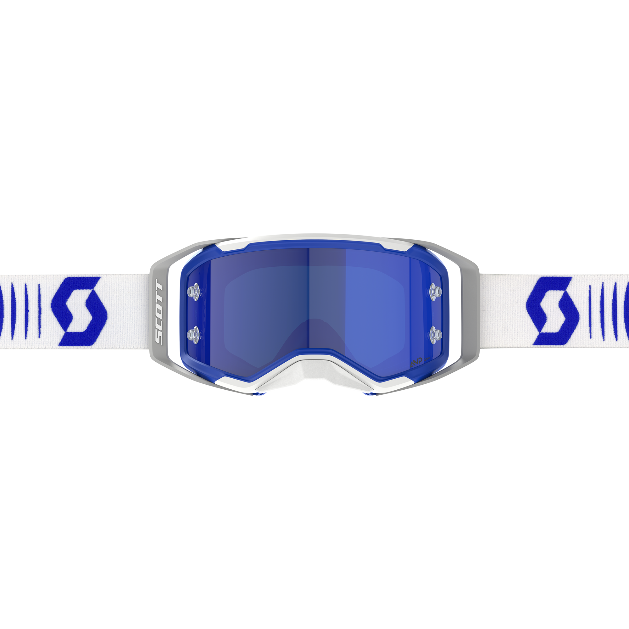 Scott Prospect 2.0 AMP Chrome MX Goggles Doppler Blue / White - FREE UK Shipping, FREE 365 Day Returns | Moto Central