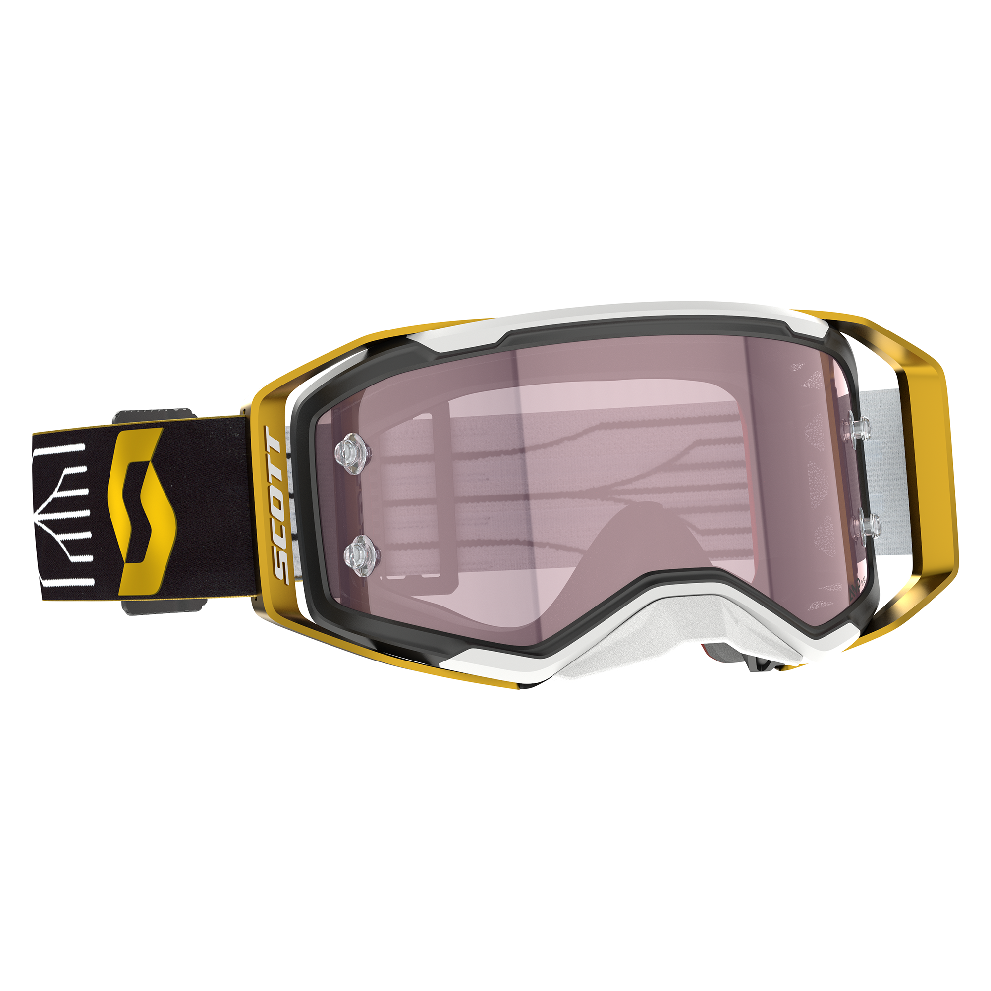 Scott Prospect 2.0 AMP MX Goggles Black / Gold - FREE UK Shipping, FREE 365 Day Returns | Moto Central