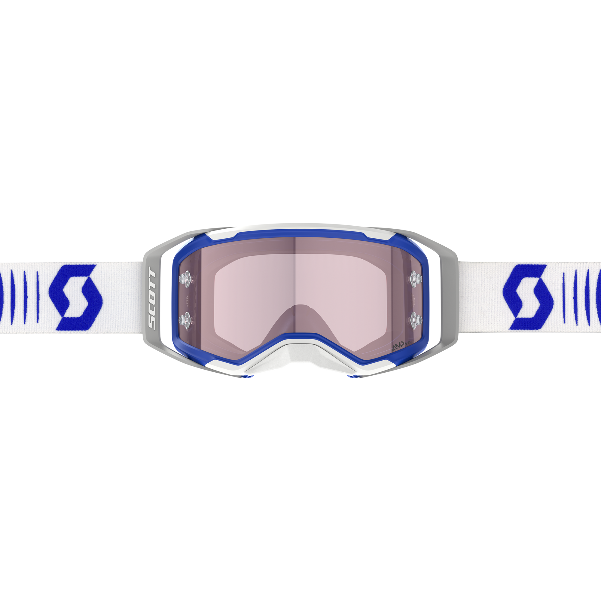 Scott Prospect 2.0 AMP MX Goggles Doppler Blue / White - FREE UK Shipping, FREE 365 Day Returns | Moto Central