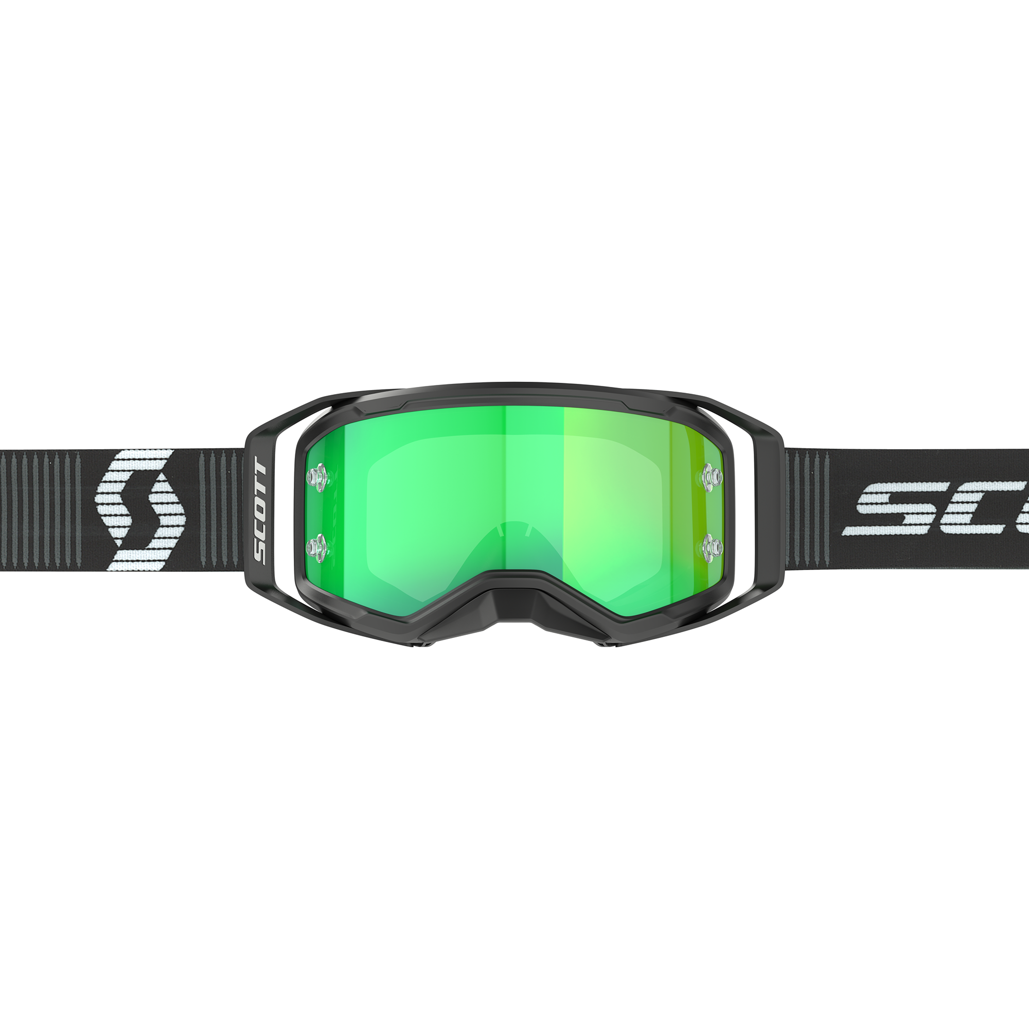 Scott Prospect 2.0 Chrome MX Goggles Green / Black / White - FREE UK Shipping, FREE 365 Day Returns | Moto Central